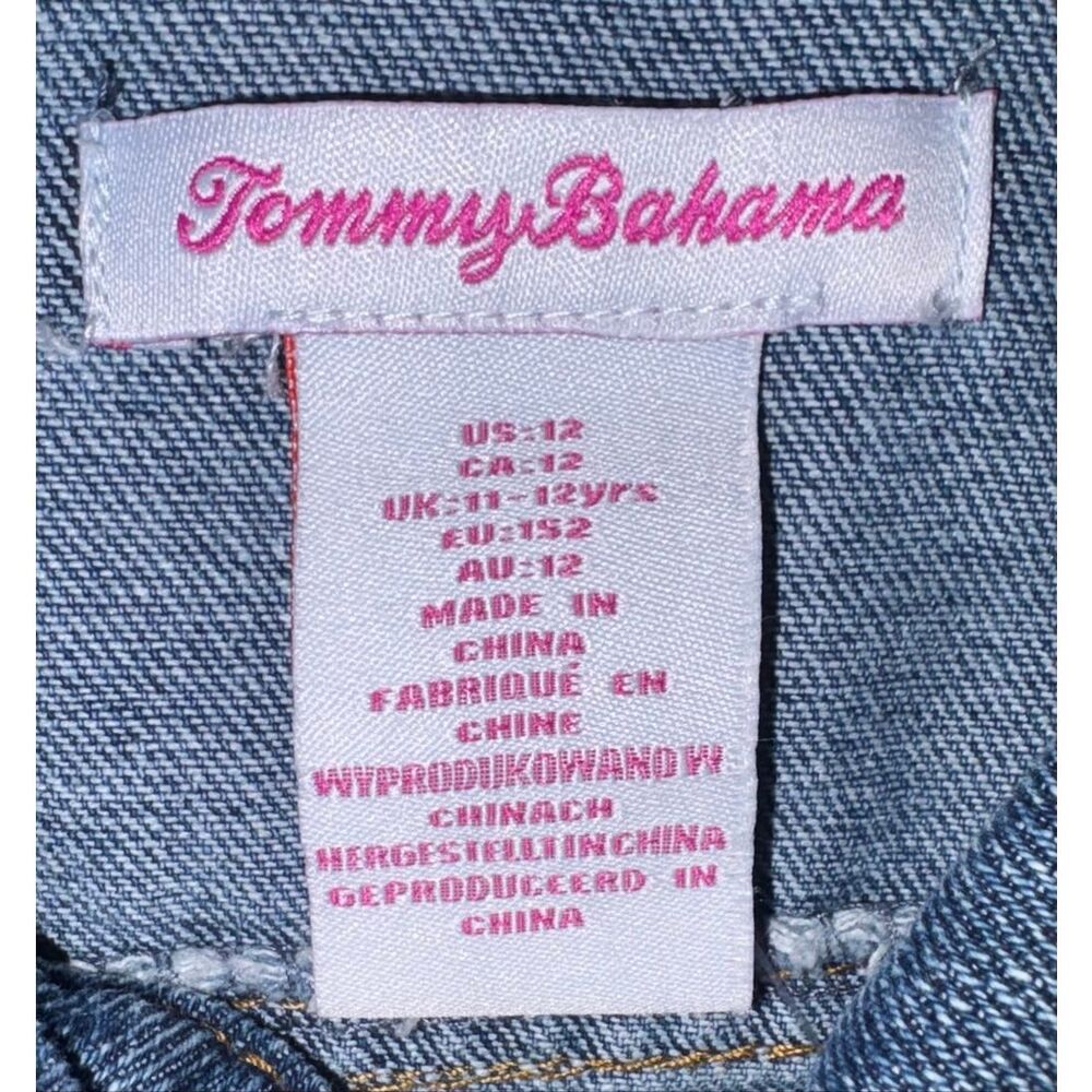 Tommy Bahama Distressed Denim Jacket NWT - Picture 5 of 7